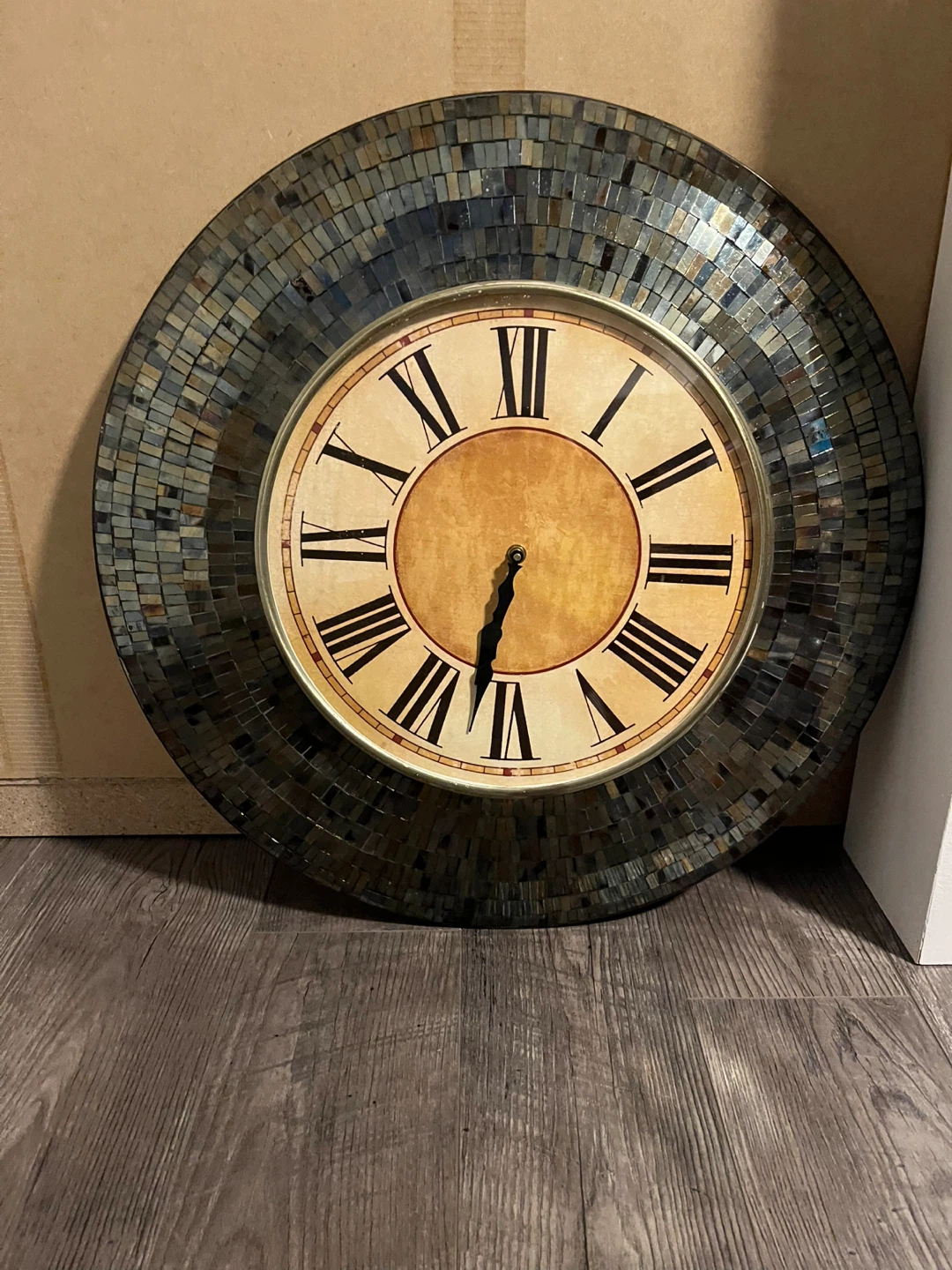 Mosaic Tile Wall Clock - photo 2