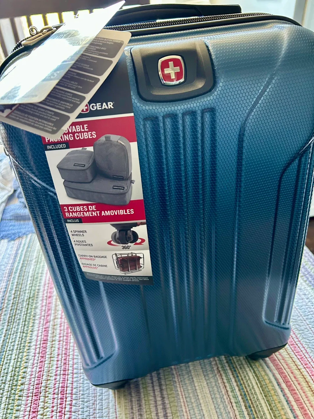 🧡new Swiss Gear Carry-On Luggage - Blue image indicator(3)