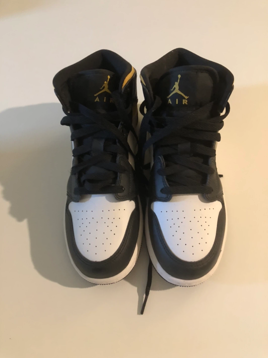 New Air Jordan 1 Mid Taxi Black/White