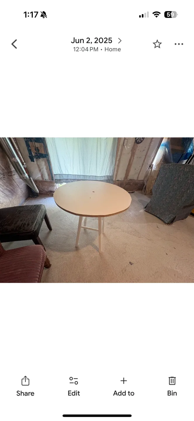 Assorted Furniture: Lamps, Table, Chair image indicator(2)