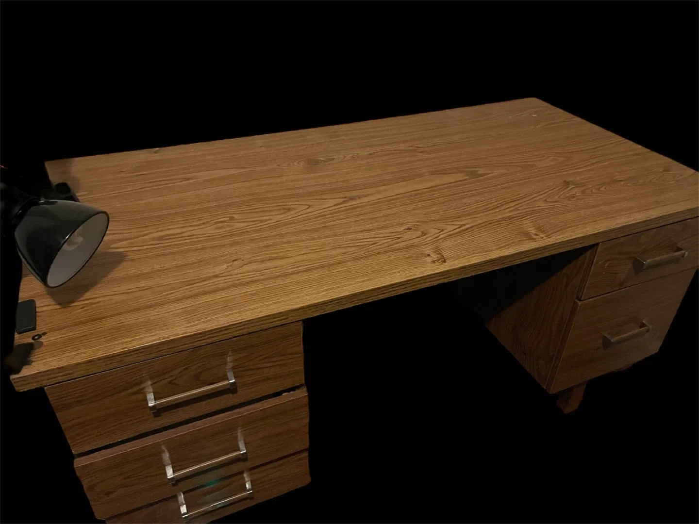 Wooden Desk- Very Nice Wood!! IN GREAT CONDITION 🧡 image indicator(2)