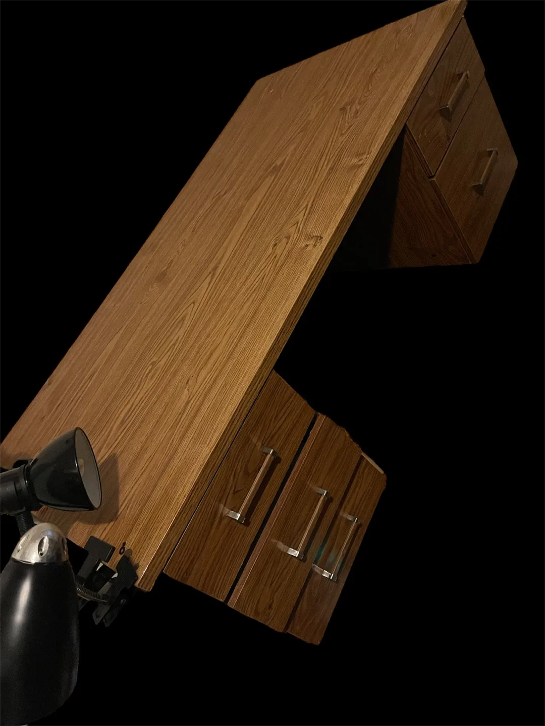 Wooden Desk- Very Nice Wood!! IN GREAT CONDITION 🧡 image indicator(5)