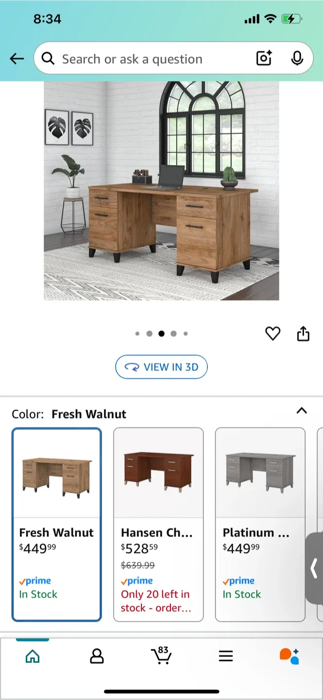 Wooden Desk- Very Nice Wood!! IN GREAT CONDITION 🧡 image indicator(4)