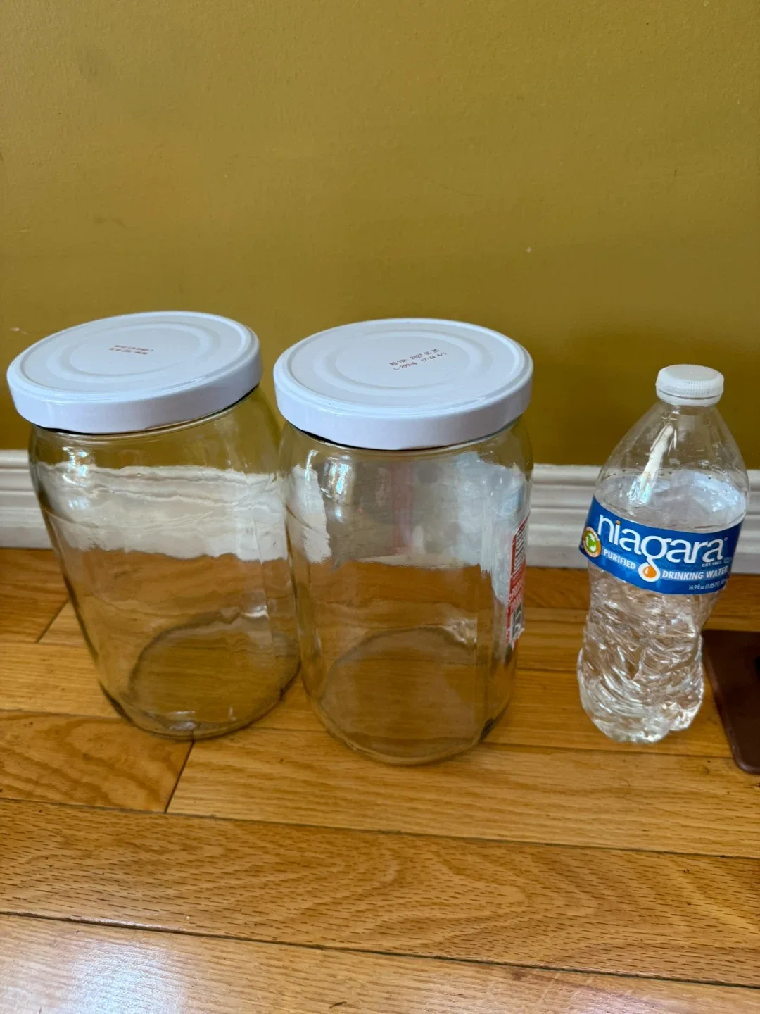 Glass Jars with White Lids 🧡 thumbnail