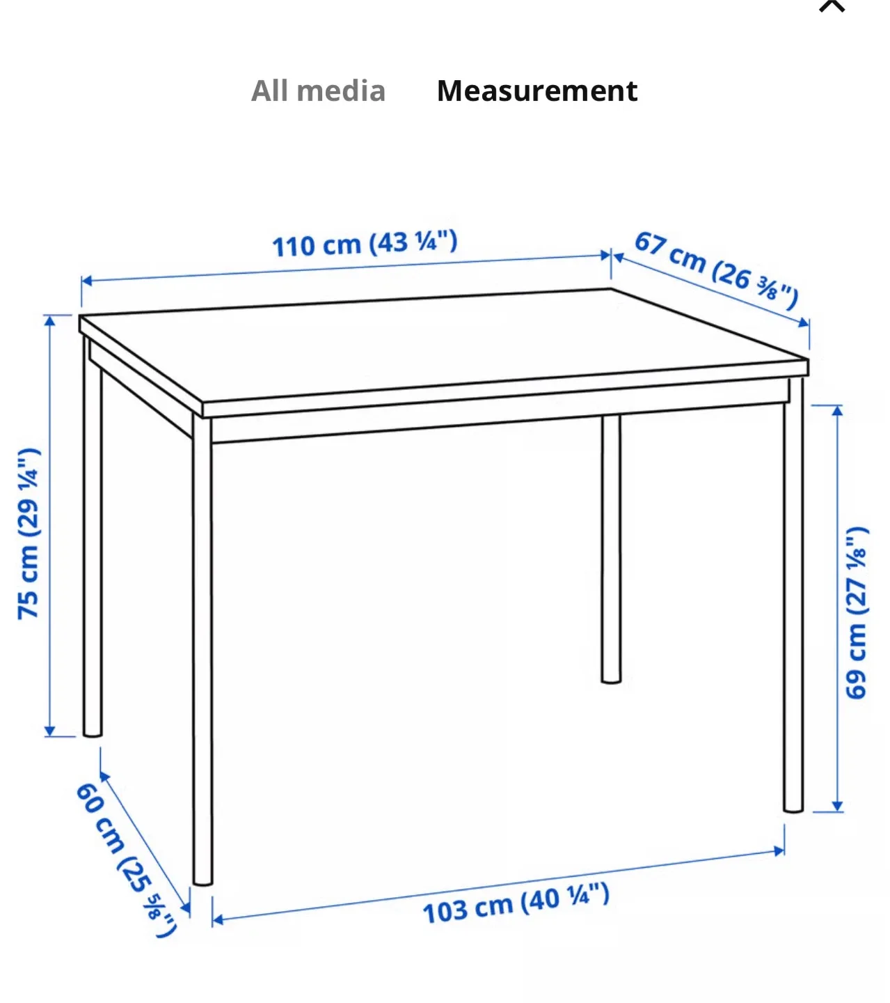 IKEA LERHAMN Black Table image indicator(2)