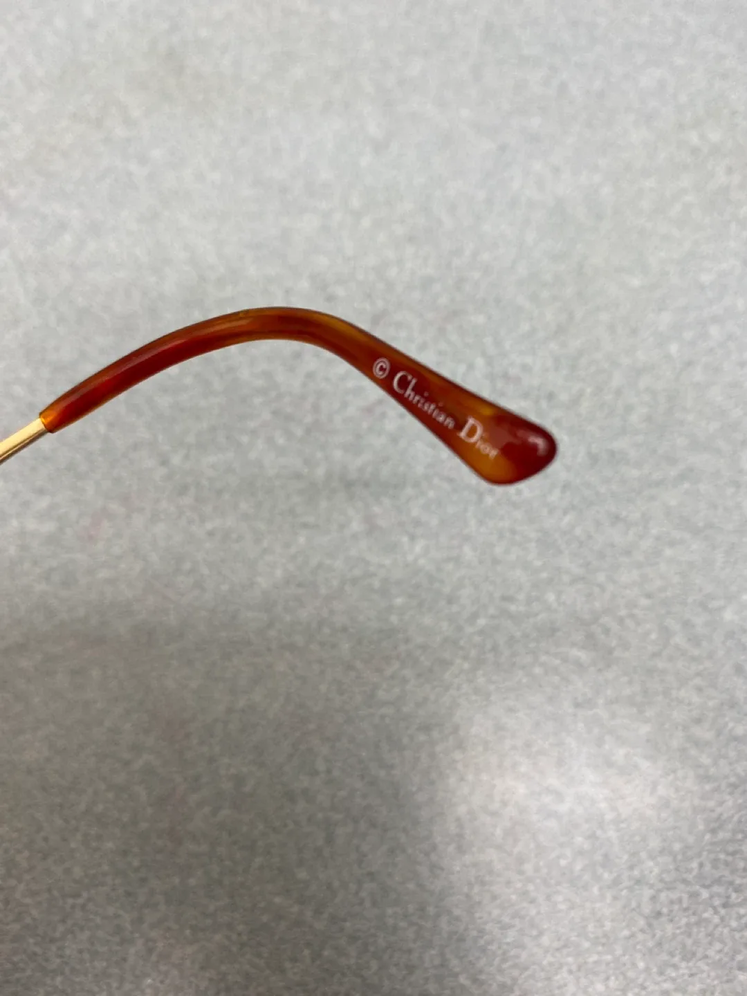 Christian Dior Vintage Gold Eyeglasses image indicator(5)