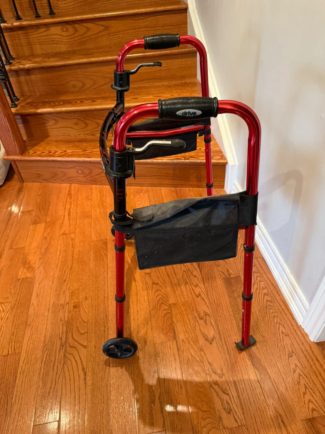 Drive Red Folding Walker image indicator(2)