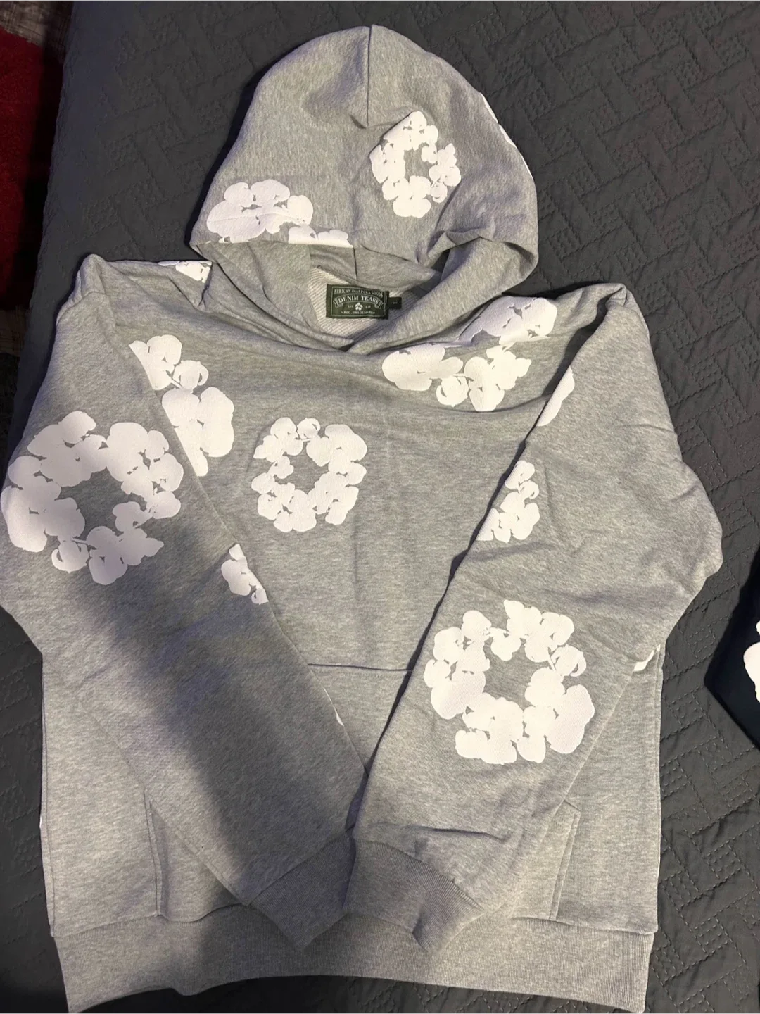 Tear denim hoodie ‼️ image indicator(2)