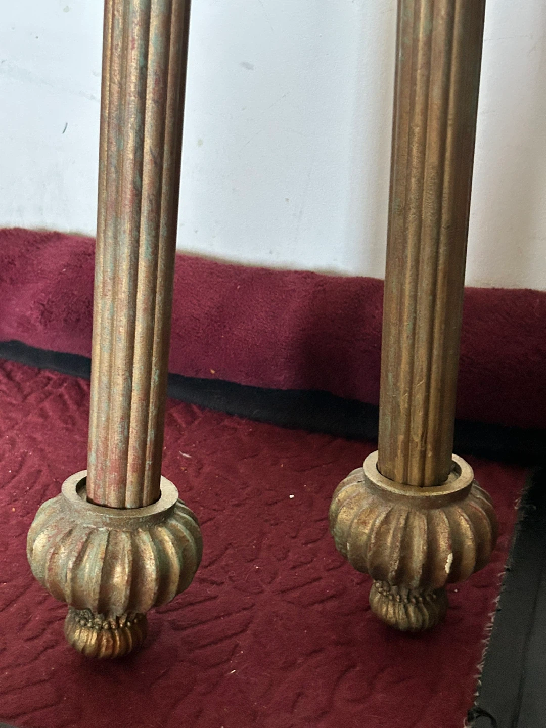 Vintage Style Curtain Rods - Set of Two