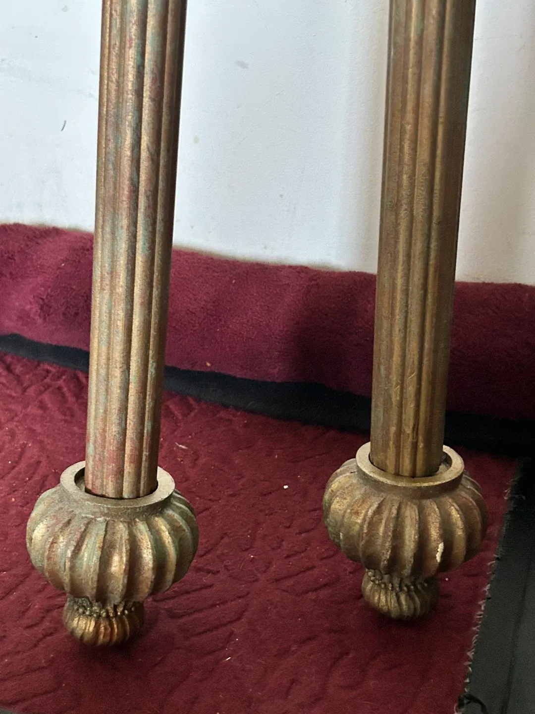 Vintage Style Curtain Rods - Set of Two thumbnail