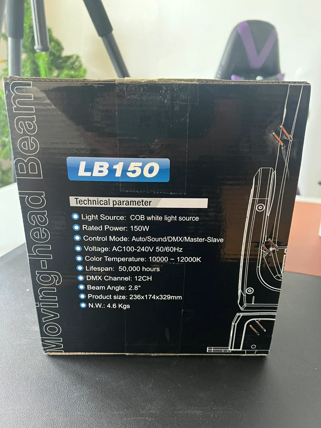 Moving-head Beam Light - New in Box!