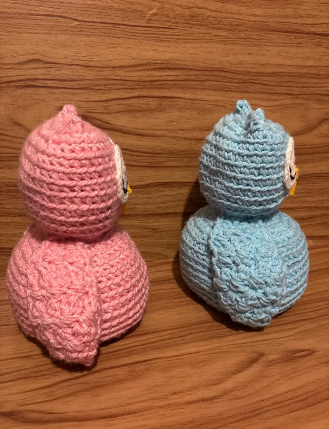 Handmade Crochet Pumpkin Owl/ Pink owl / Blue Owl image indicator(6)