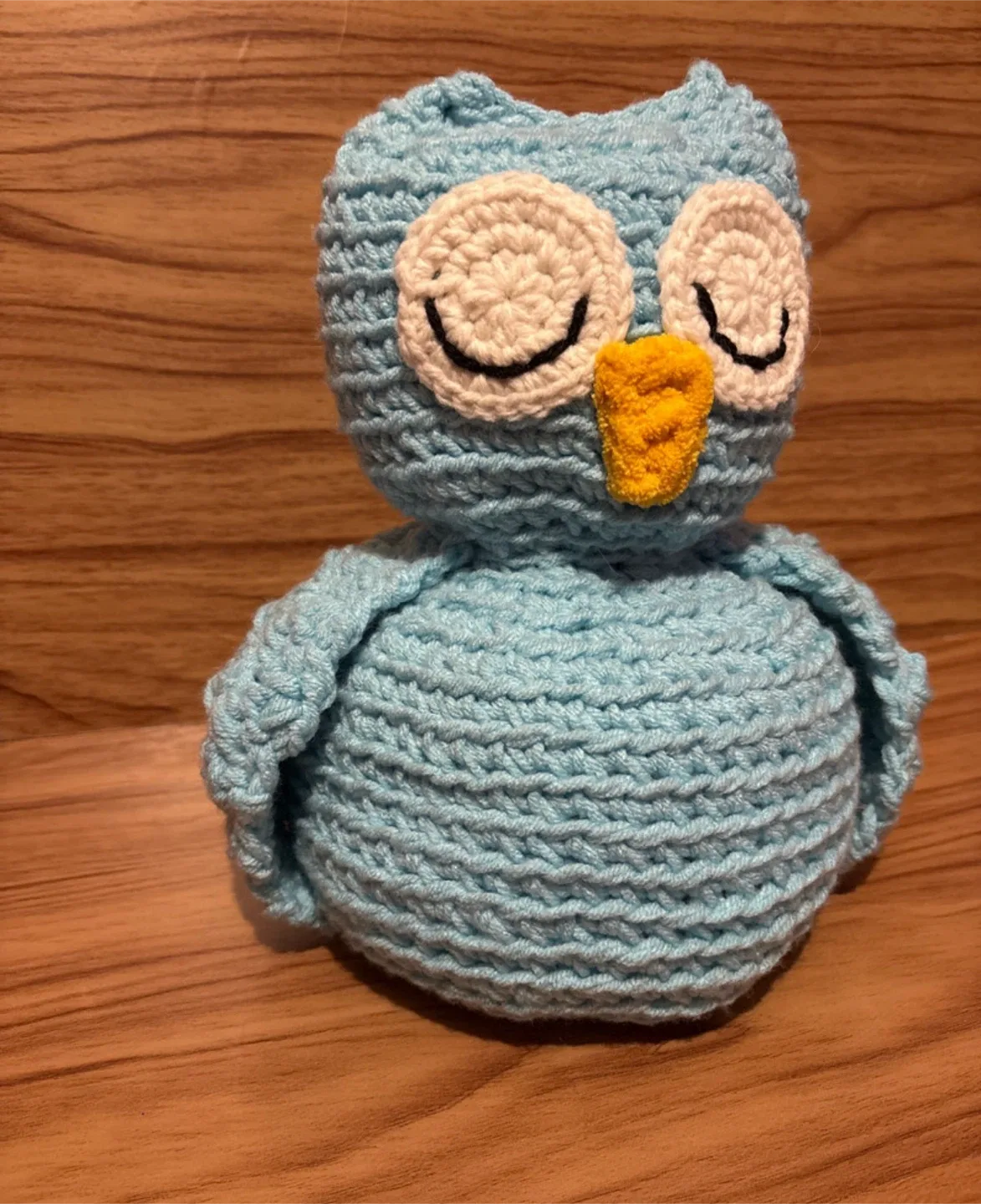 Handmade Crochet Pumpkin Owl/ Pink owl / Blue Owl image indicator(8)