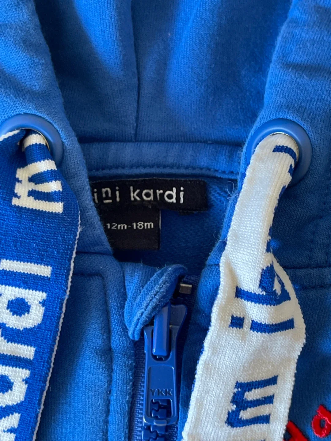 Mini Kardi Blue Hoodie, Size 12-18m 🧡 image indicator(3)