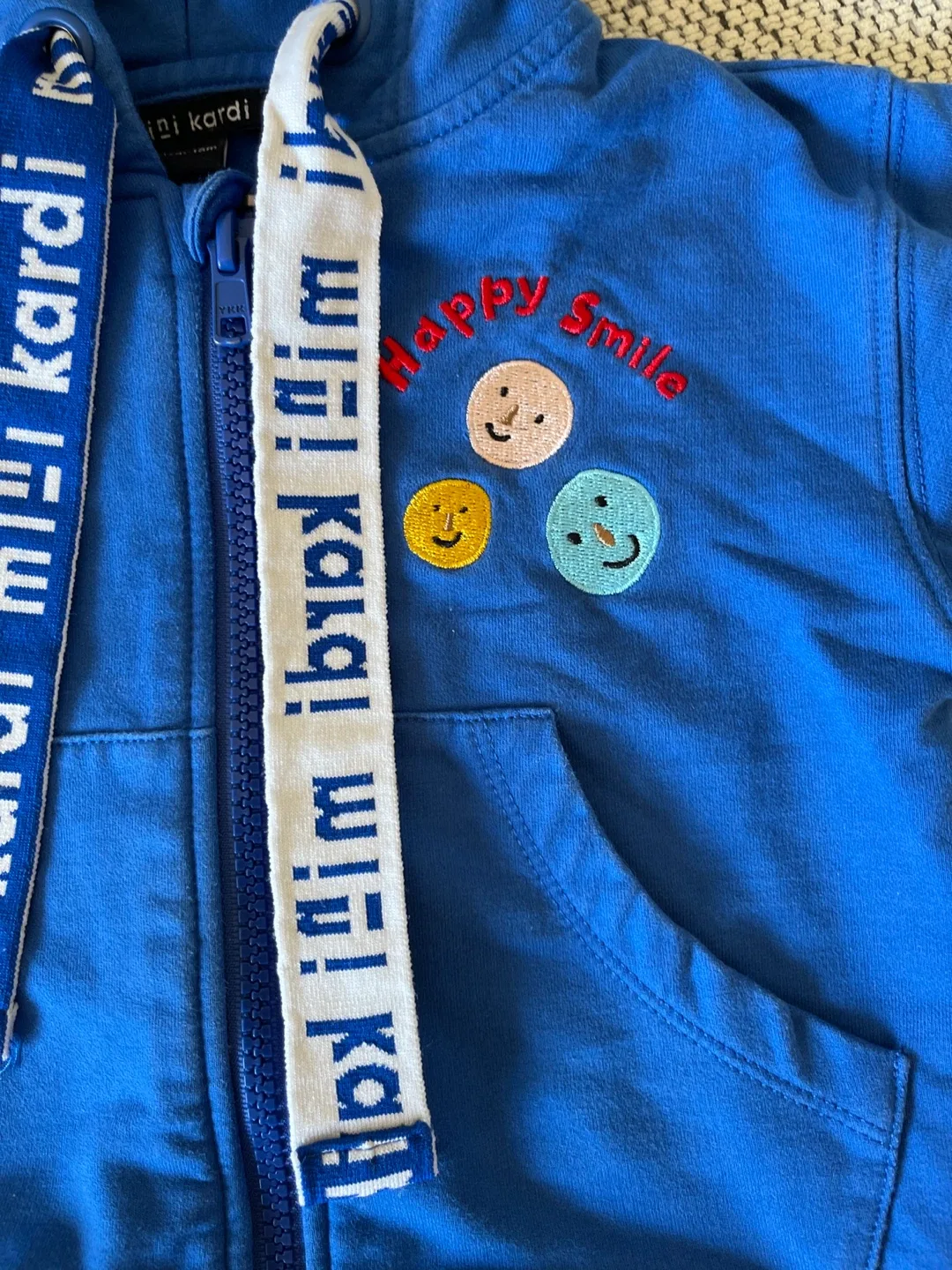 Mini Kardi Blue Hoodie, Size 12-18m 🧡 image indicator(2)