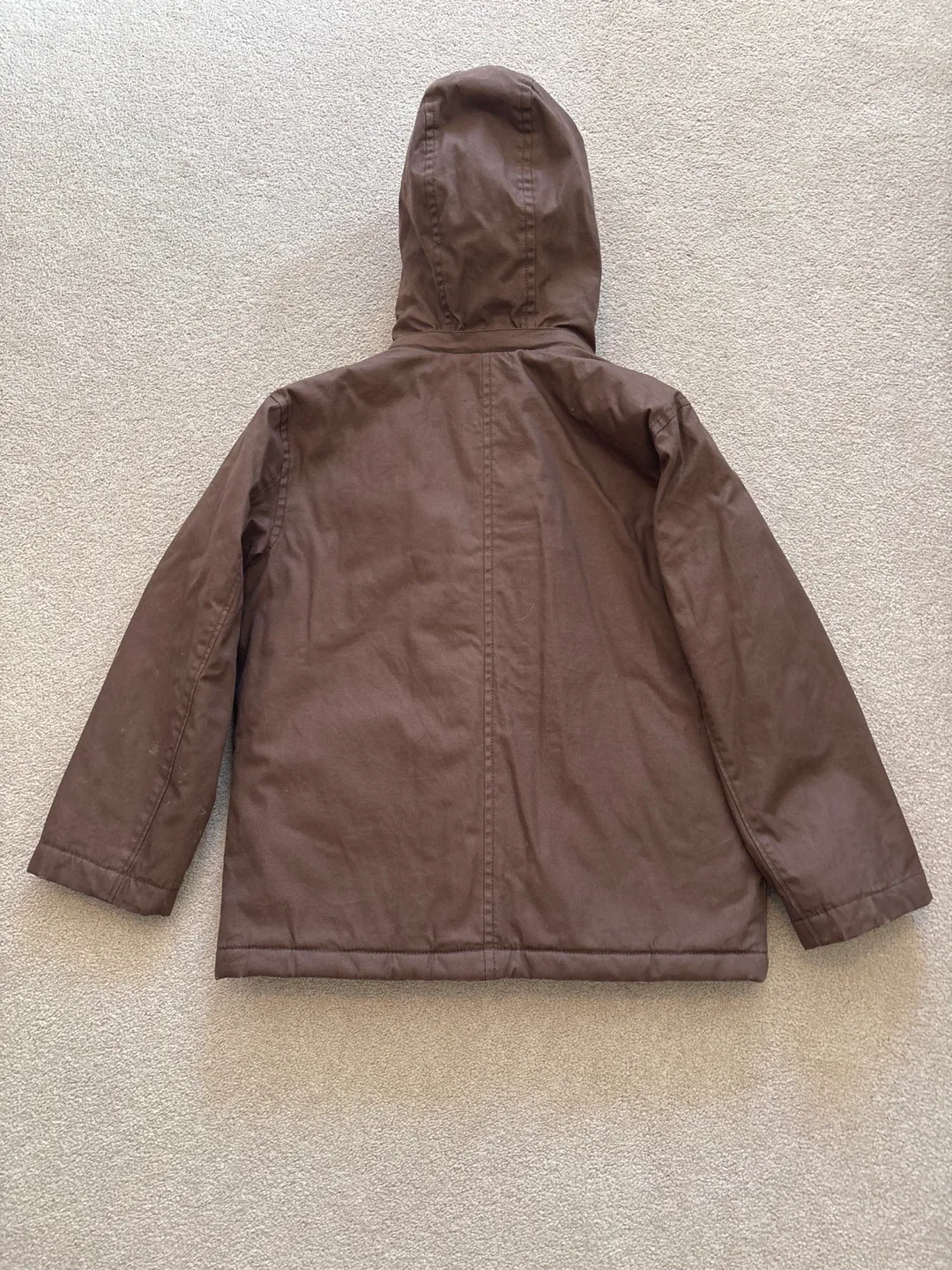 Gymboree Brown Hooded Jacket Medium Size (7-8) image indicator(3)