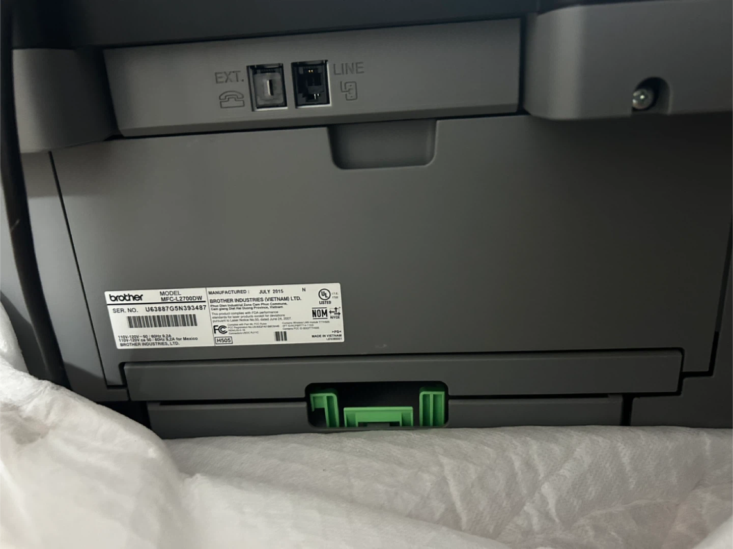 Brother MFC-L2700DW All-in-One Laser Printer - photo 5
