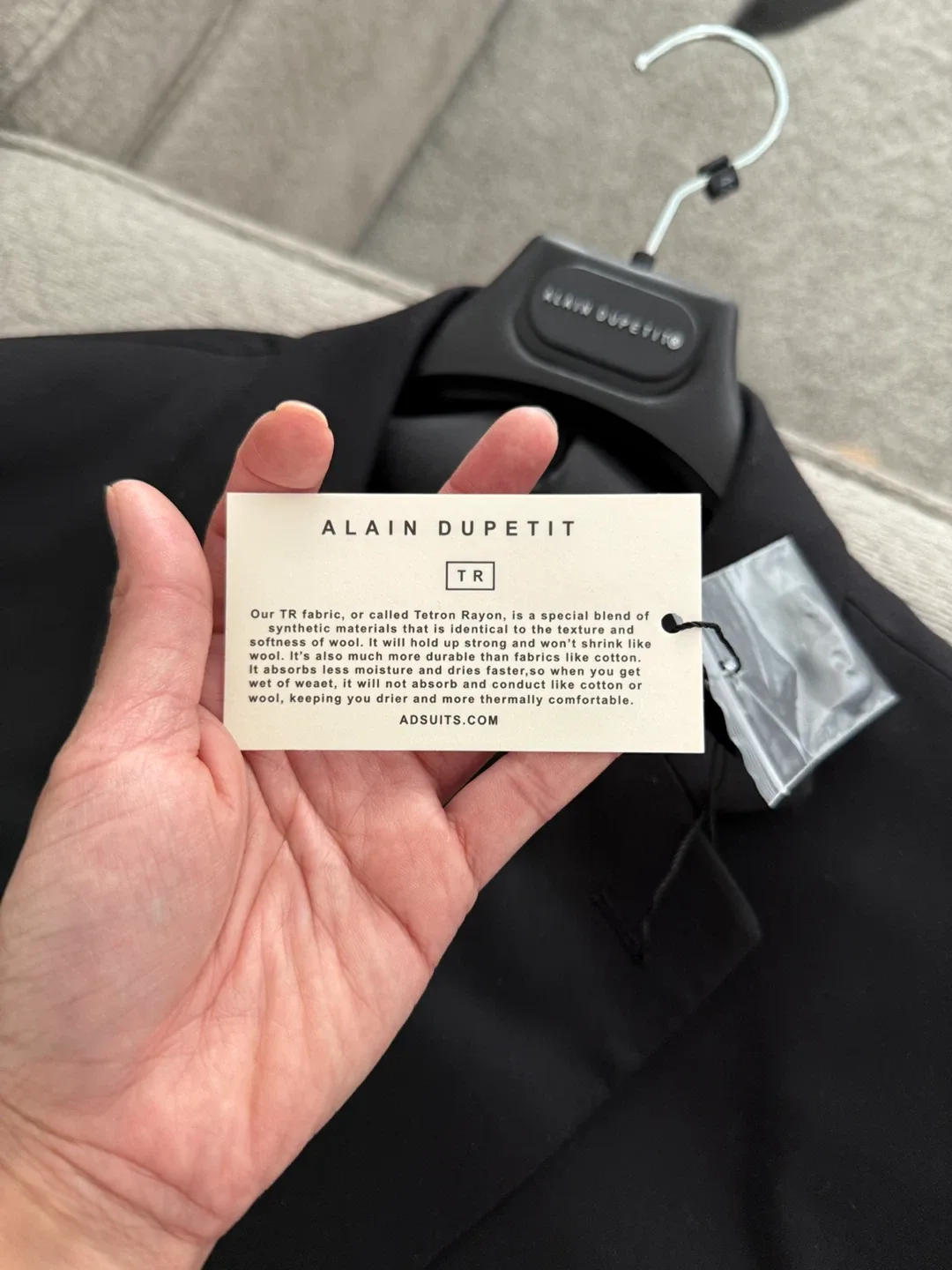 Brand new Black Two Button Suit set image indicator(7)