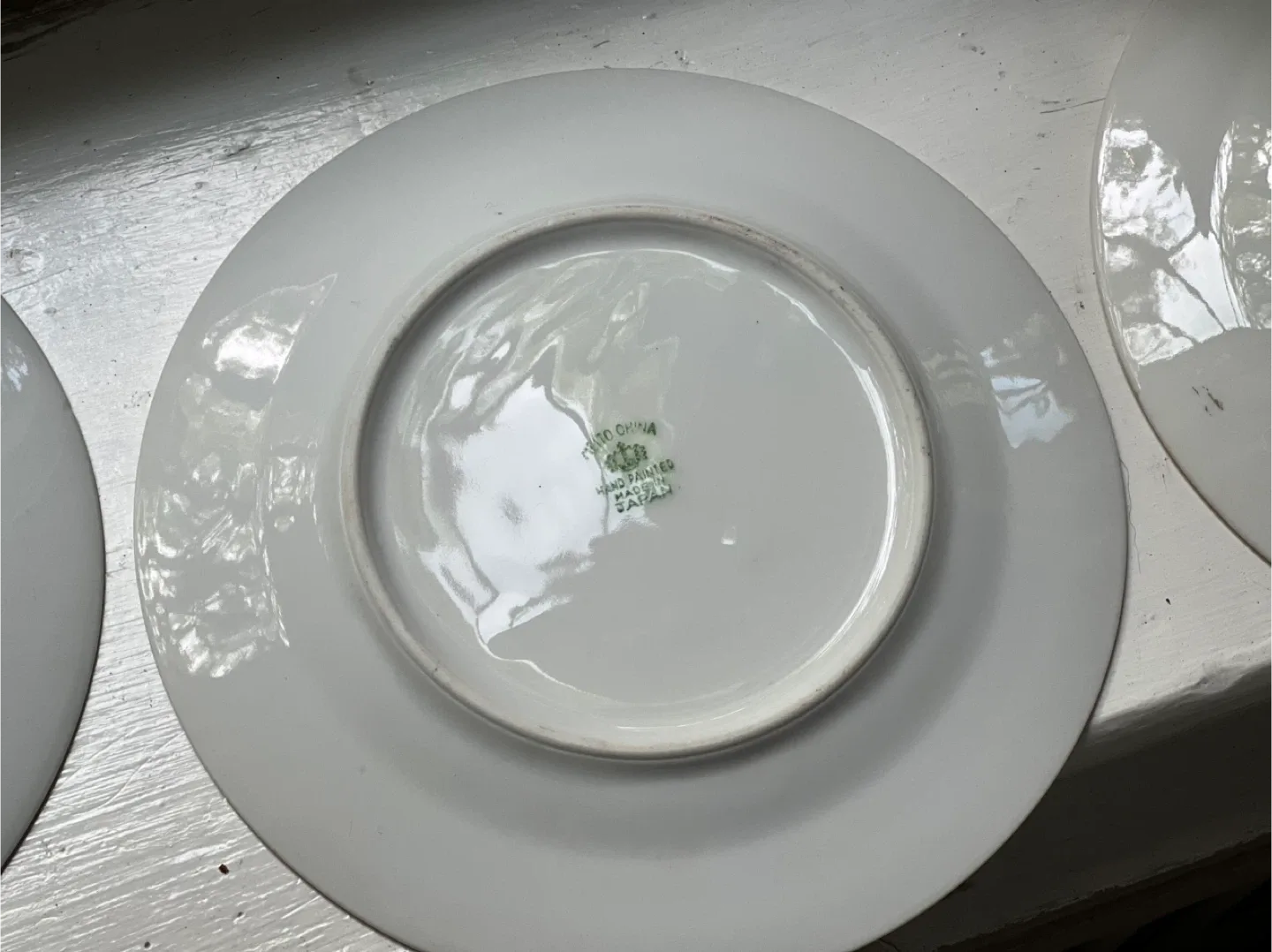 Vintage Floral China Plates - Set of 6 image indicator(10)