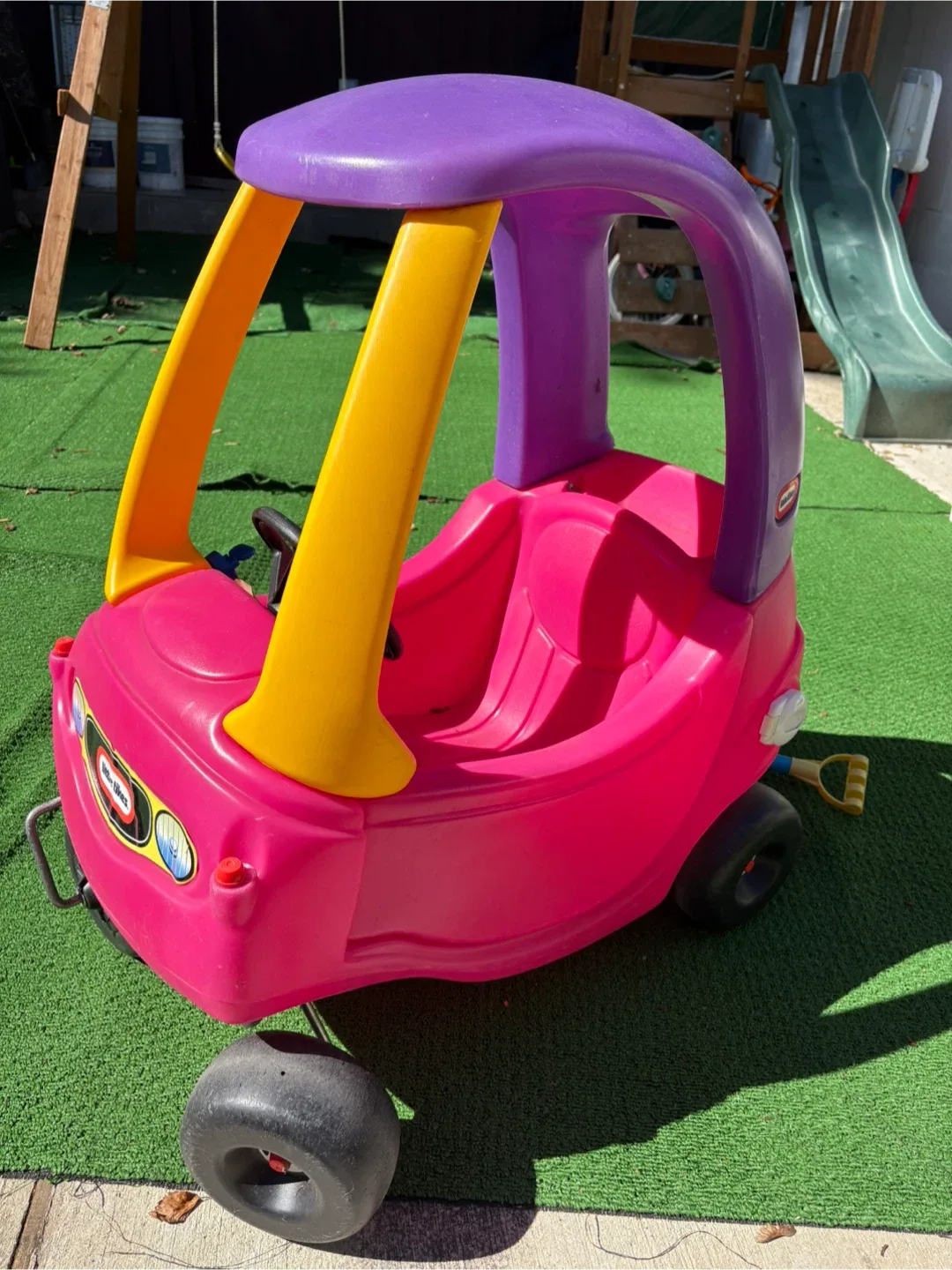 Little Tikes Pink Cozy Coupe Car thumbnail