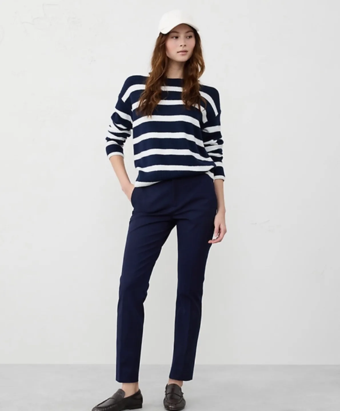 Banana Republic Sloan Fit Cropped Denim Cigarette Pants thumbnail