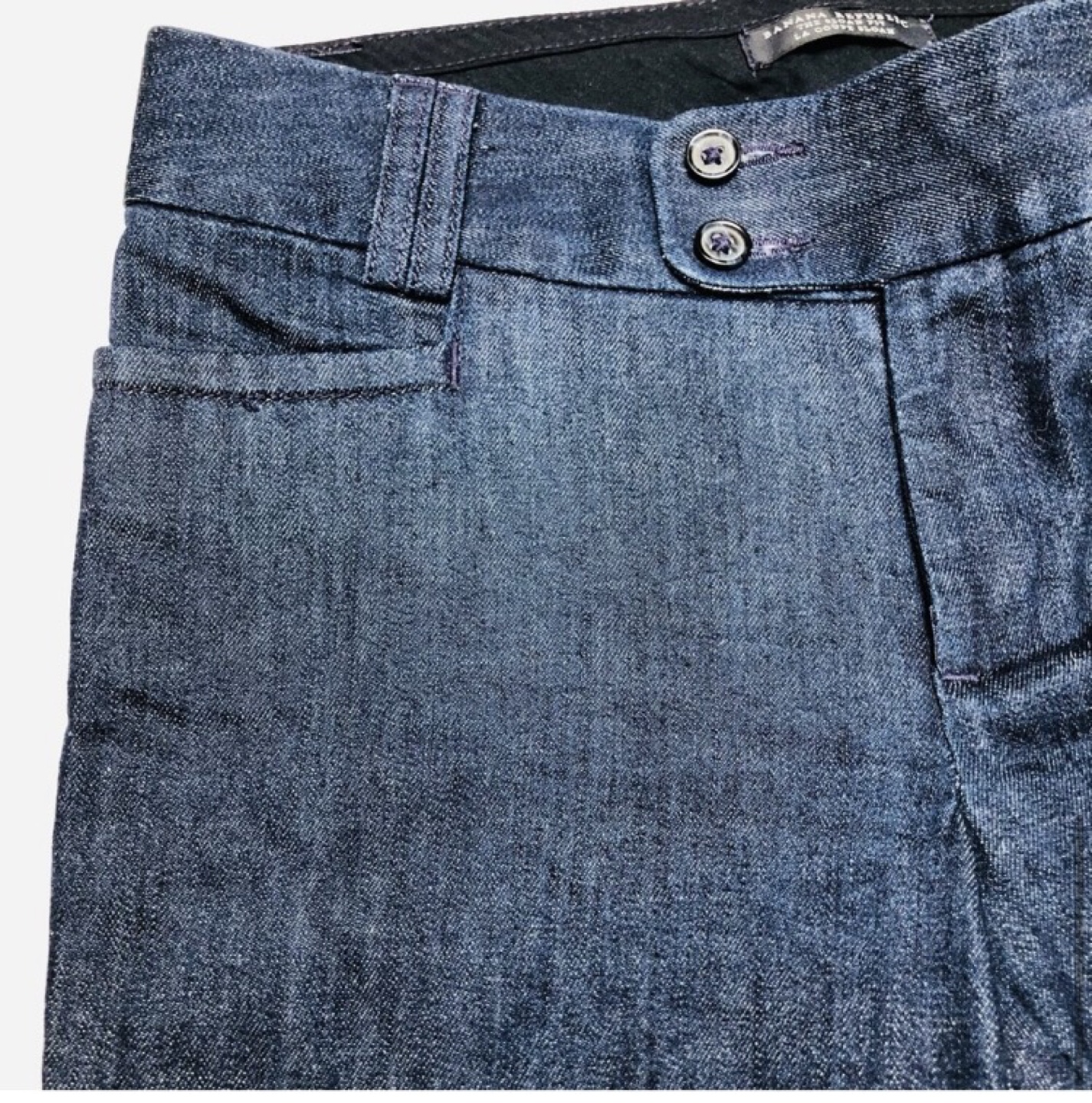 Banana Republic Sloan Fit Cropped Denim Cigarette Pants - photo 4