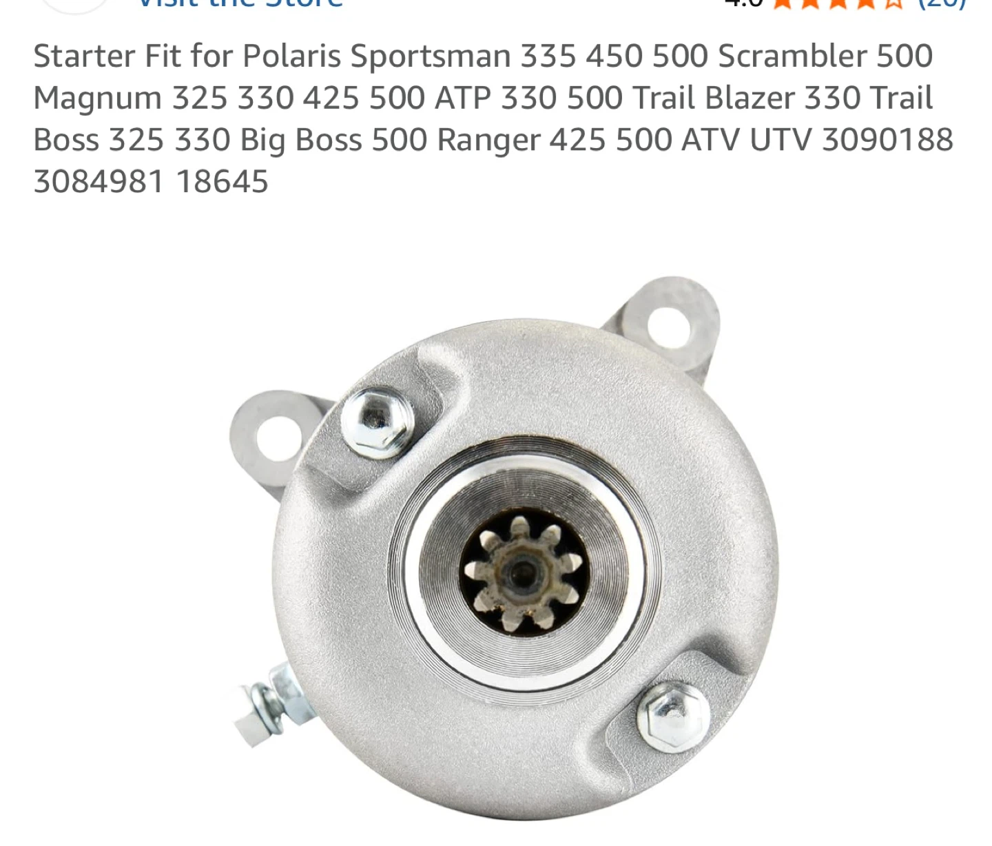 Polaris Sportsman Starter - photo 2