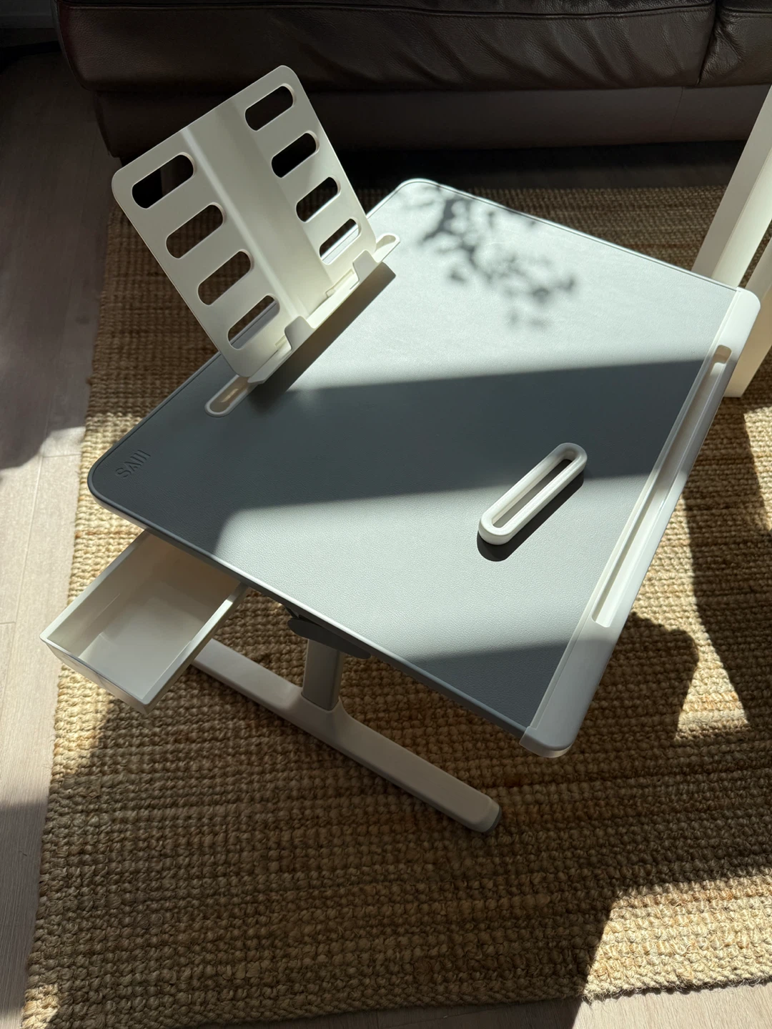 Laptop Bed Tray Desk, SAIJI Adjustable Laptop Stand for Bed - photo 3