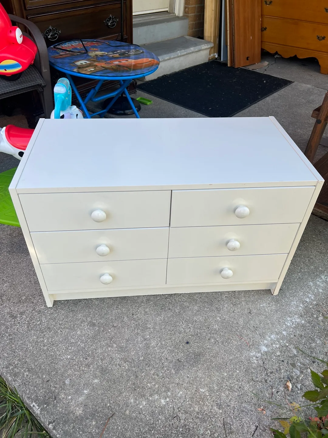 White 6-Drawer Dresser small image indicator(2)