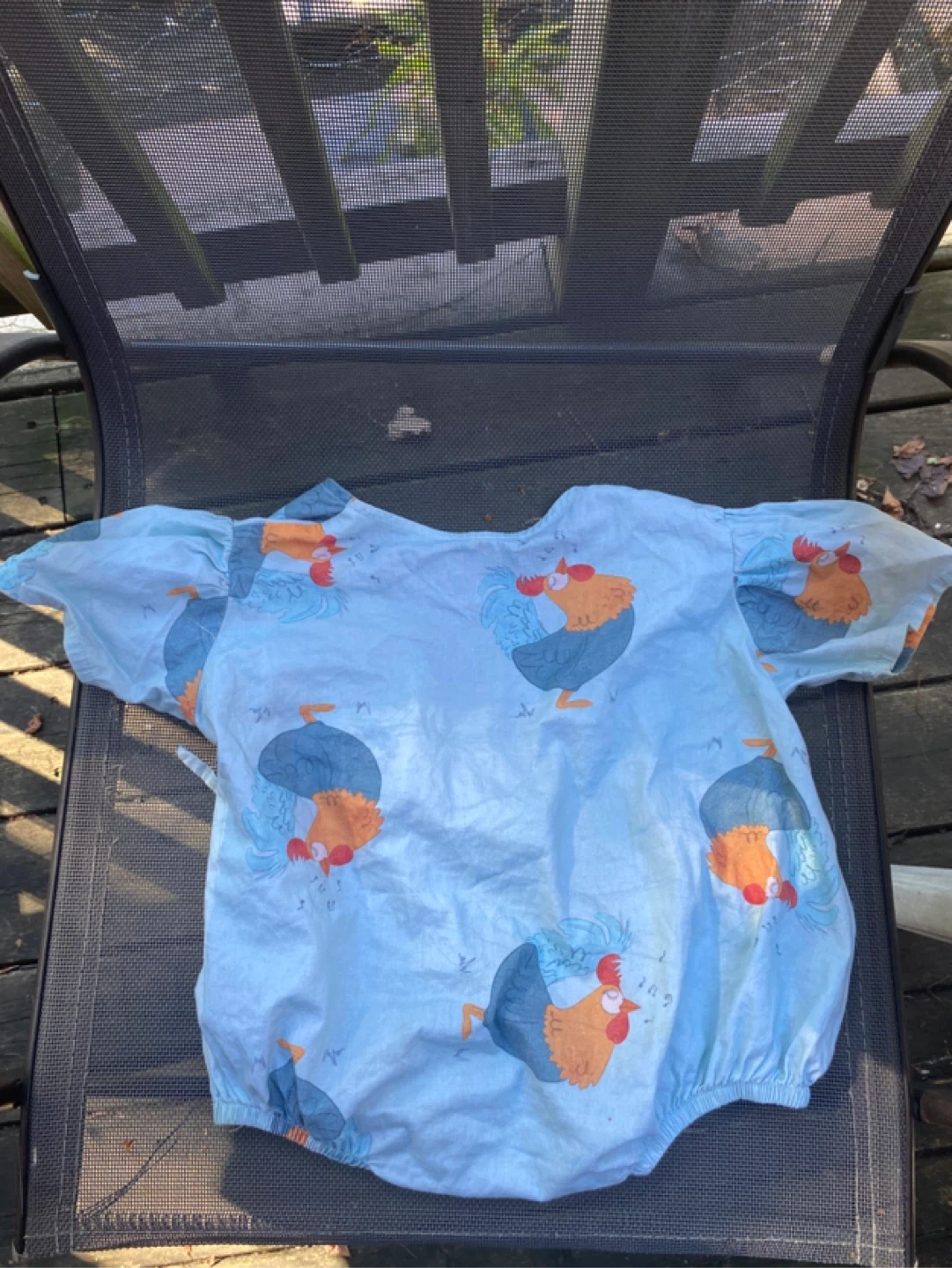 Rooster Baby Wrap Romper - ALEXANDRA BUENO - photo 3