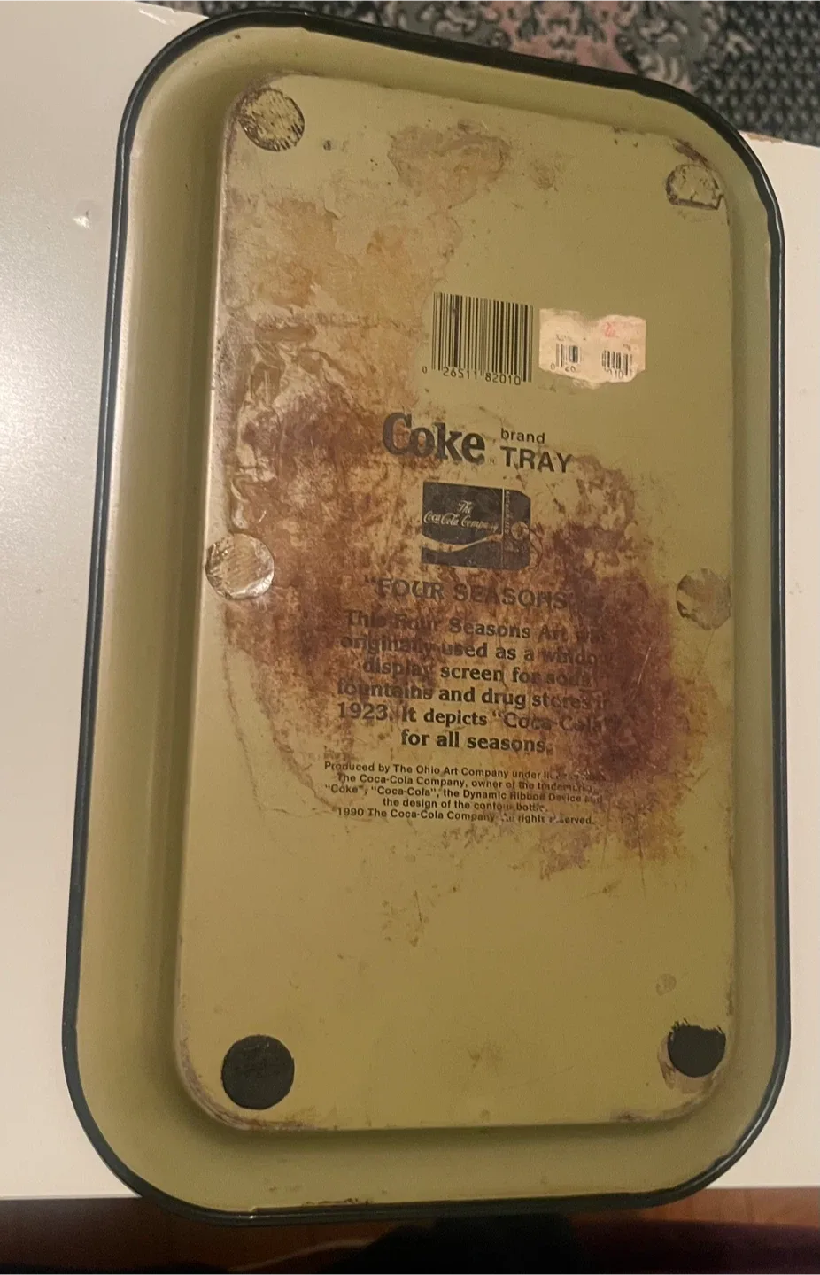 2 Vintage Coca-Cola Serving Trays 🧡 image indicator(5)