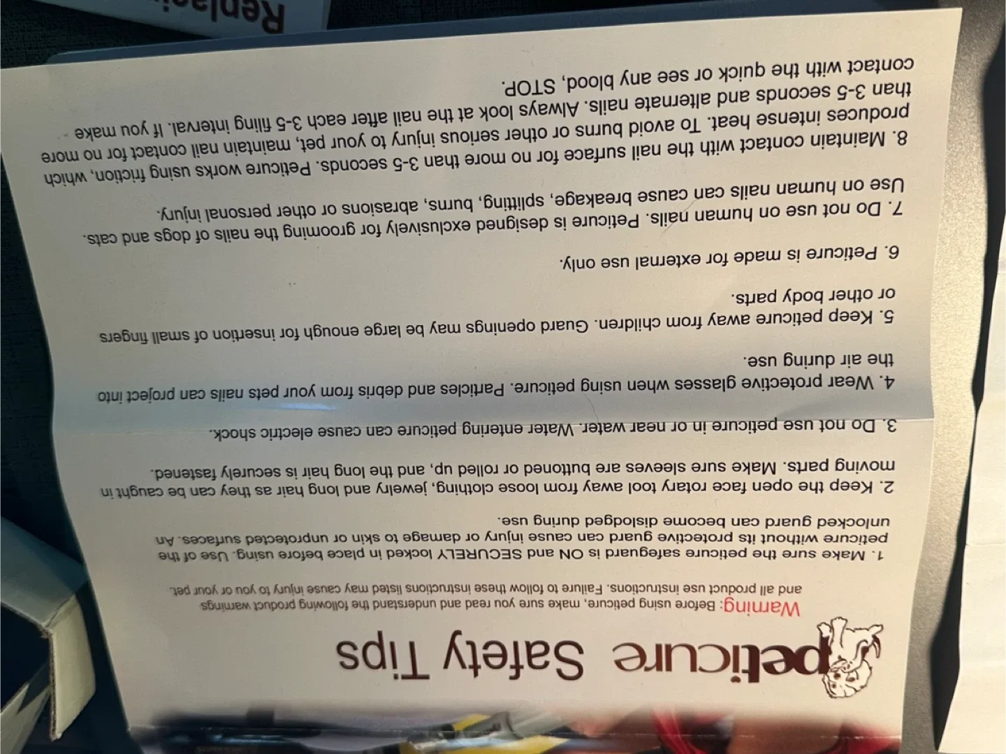 Peticure Power Rotary Tool Kit for Pets image indicator(3)