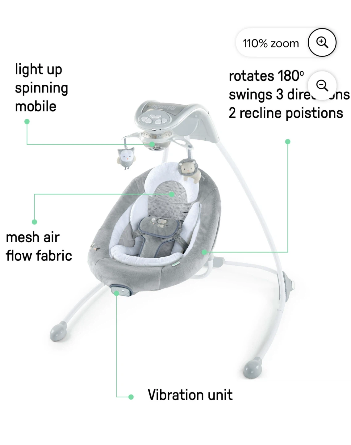 Baby Swing Music Chair - photo 4