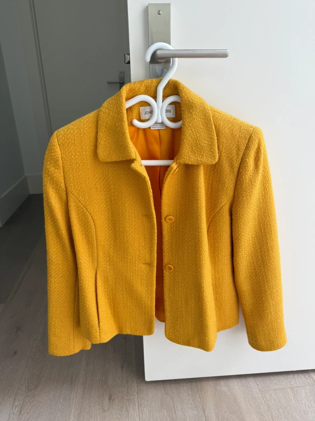 Jones New York Yellow Blazer - Size 4 thumbnail