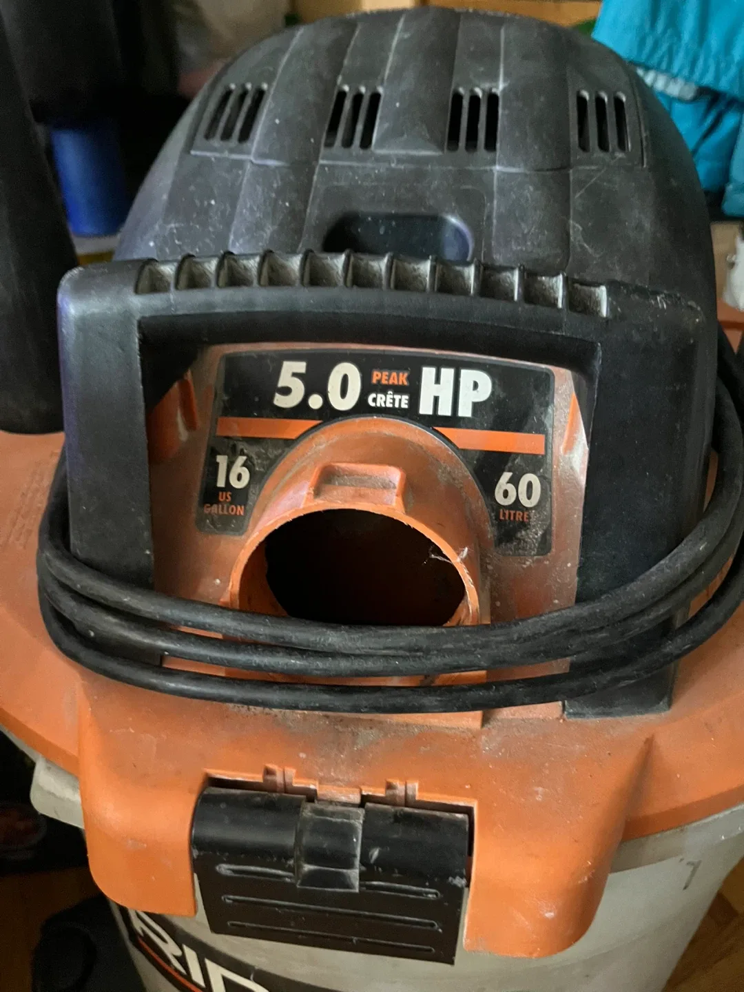 RIDGID 5.0 Peak HP Wet Dry Vac image indicator(3)