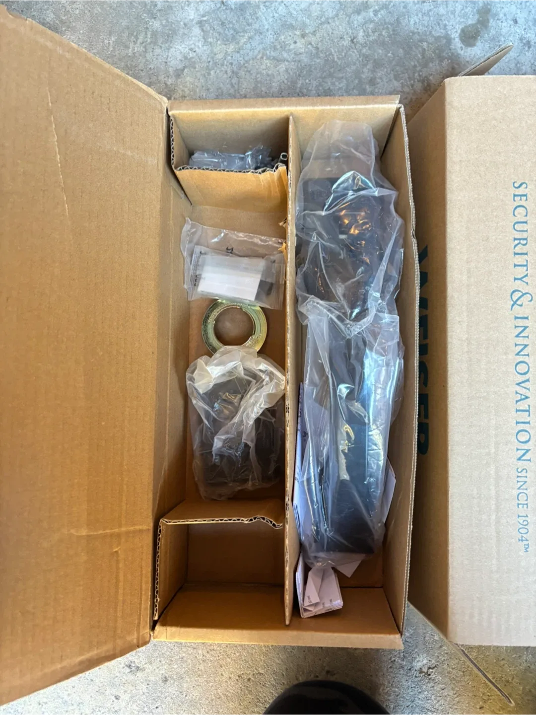 New Weiser Tavaris Matte Black Entry Handleset image indicator(3)