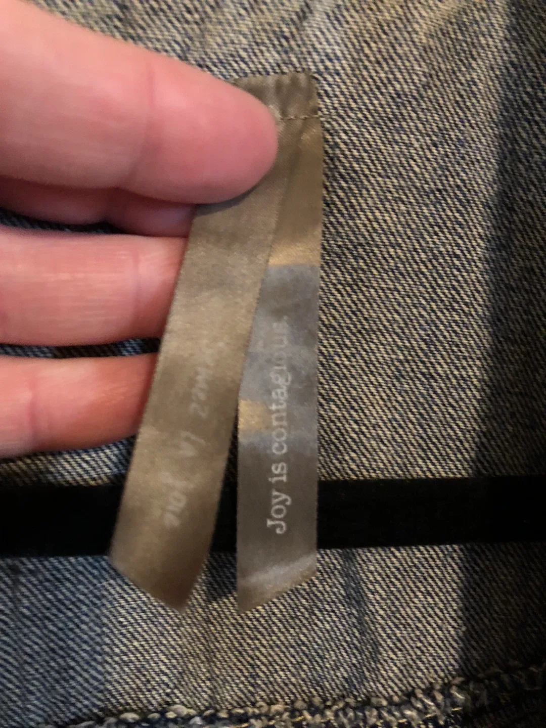 Crop Length Denim Vest - Size 2X image indicator(2)