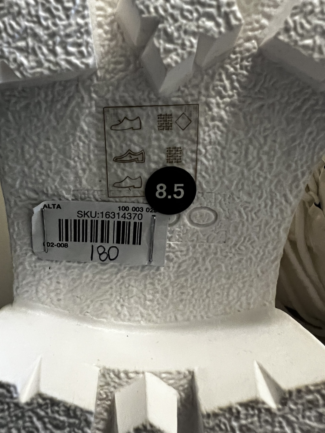 Brand New-Alta White Platform Boots - Size 8.5 - photo 5