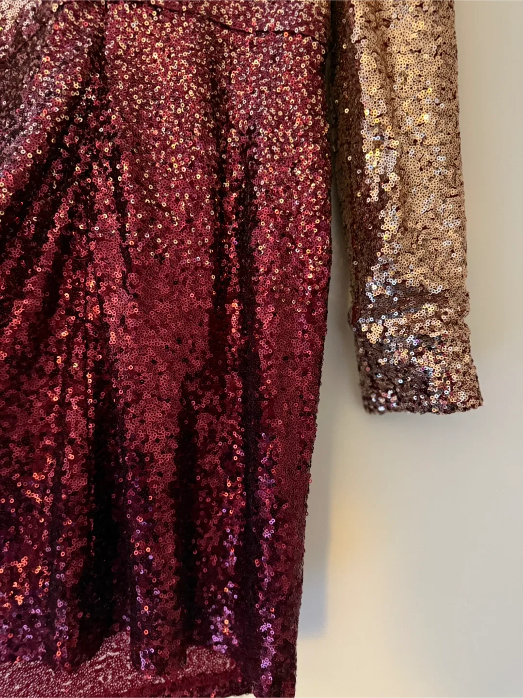 Adelyn Rae Casey Sequin Ombre Dress - Size M image indicator(2)