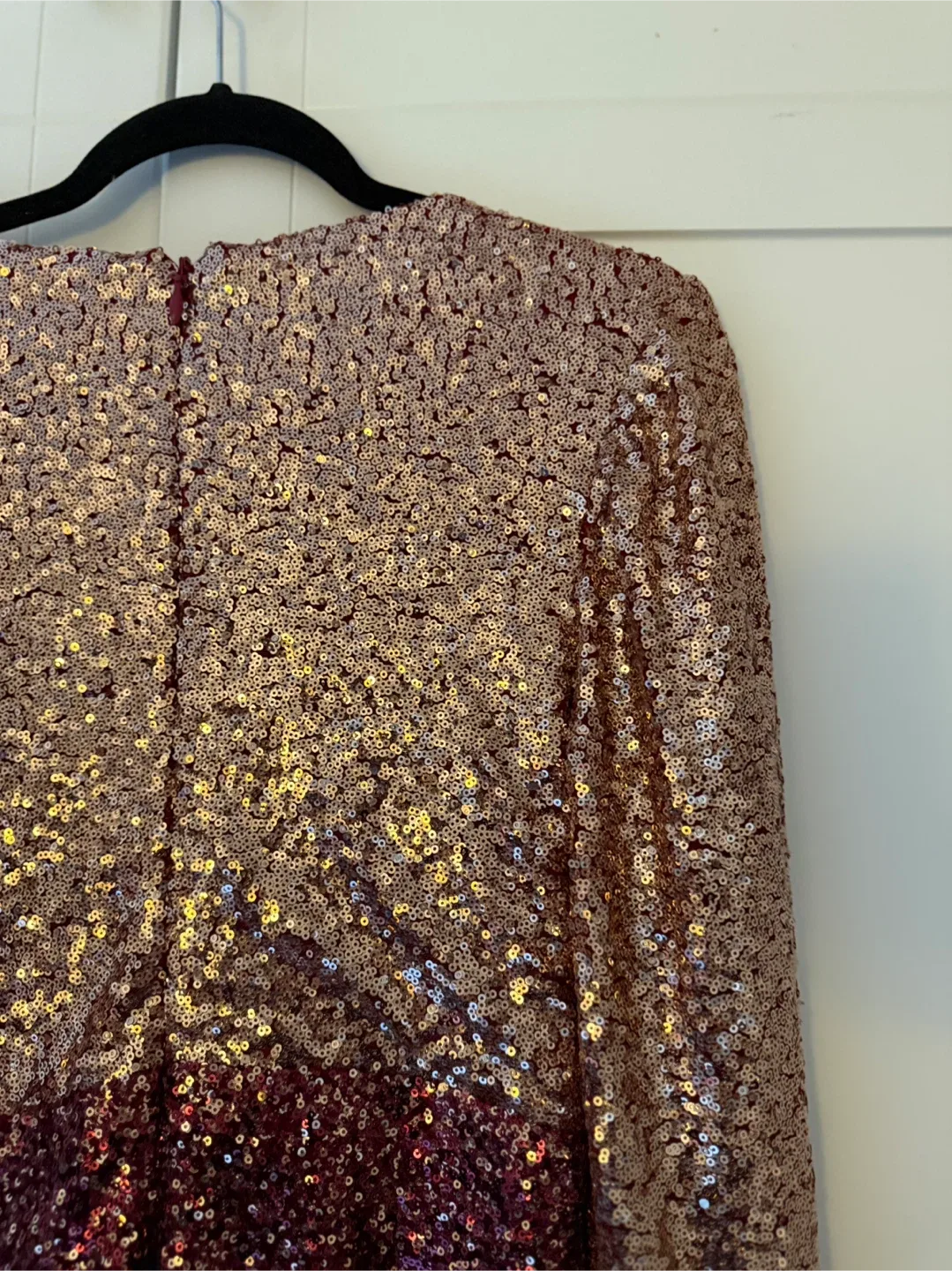 Adelyn Rae Casey Sequin Ombre Dress - Size M image indicator(7)