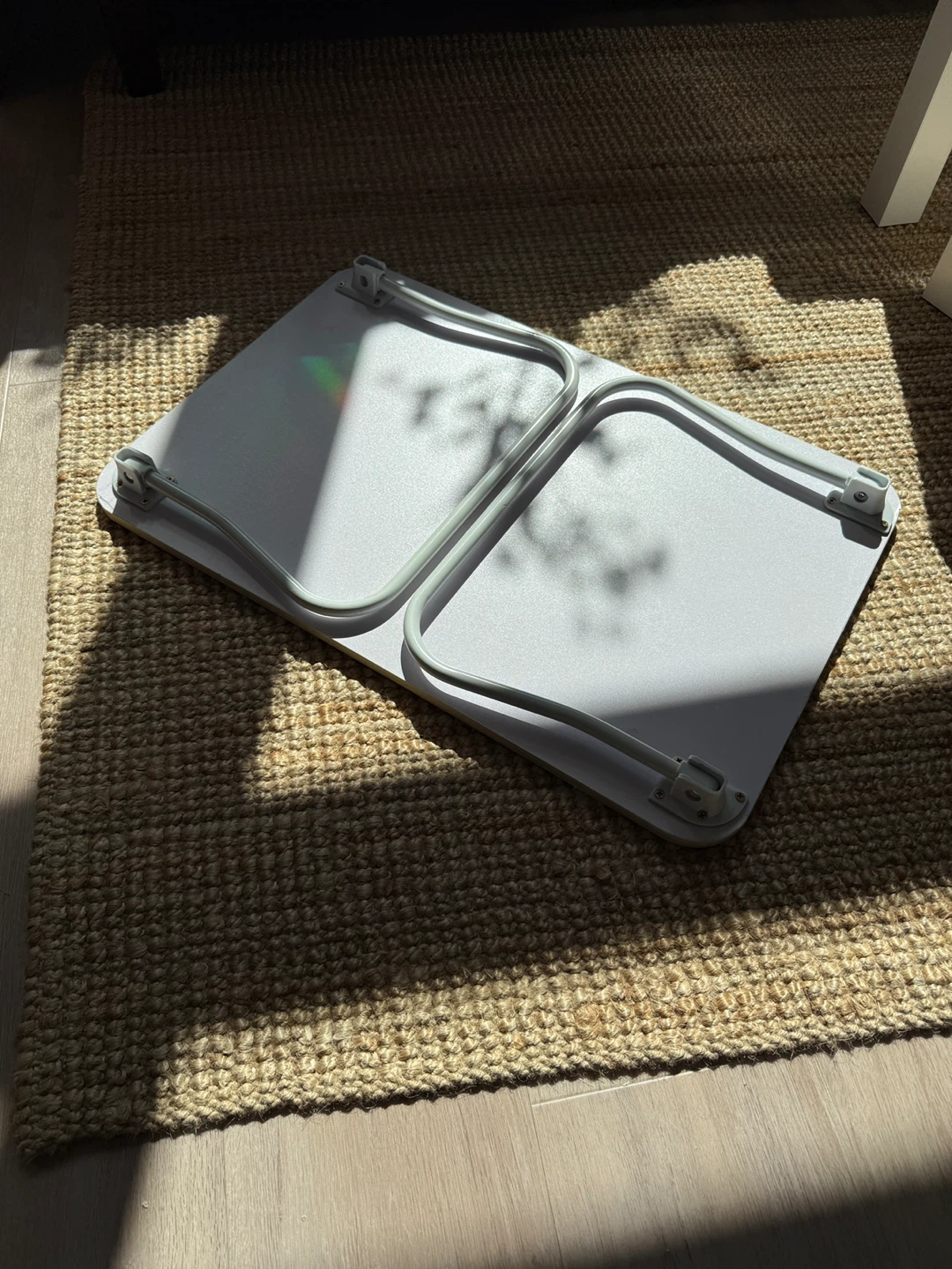 Folding Bed Tray Table - Light Wood - photo 2