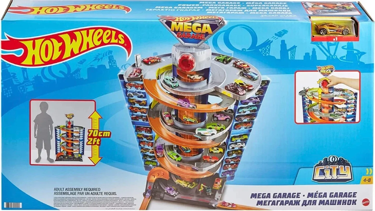 Mattel | Hot Wheels| City Mega Garage Playset w/ 1 Vehicle GTT95 image indicator(2)