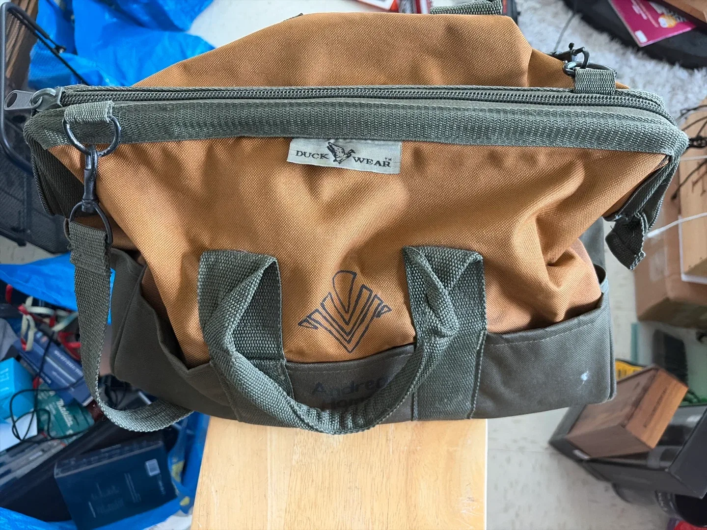 Duck Wear Tool Bag - Brown & Green thumbnail