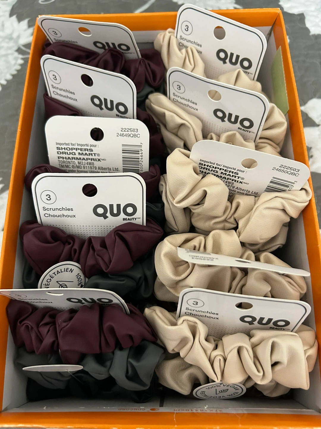 QUO Beauty Scrunchies - 3 in a Pack