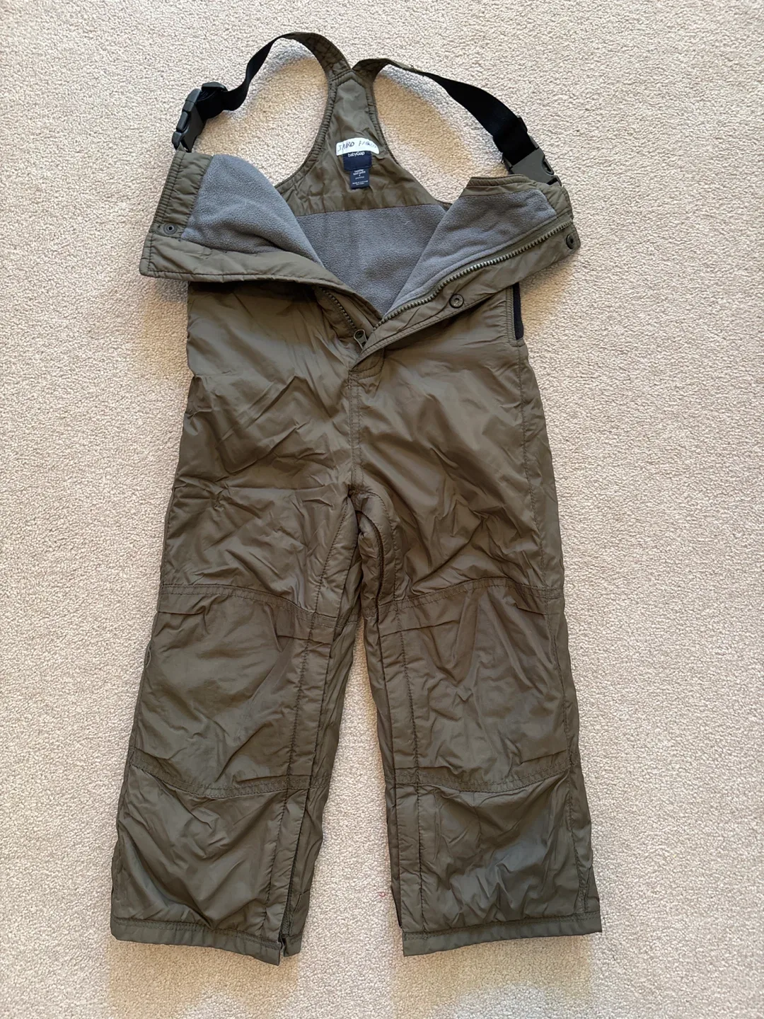 Baby gap Snow Pants Olive Green (toddler size 4) image indicator(4)