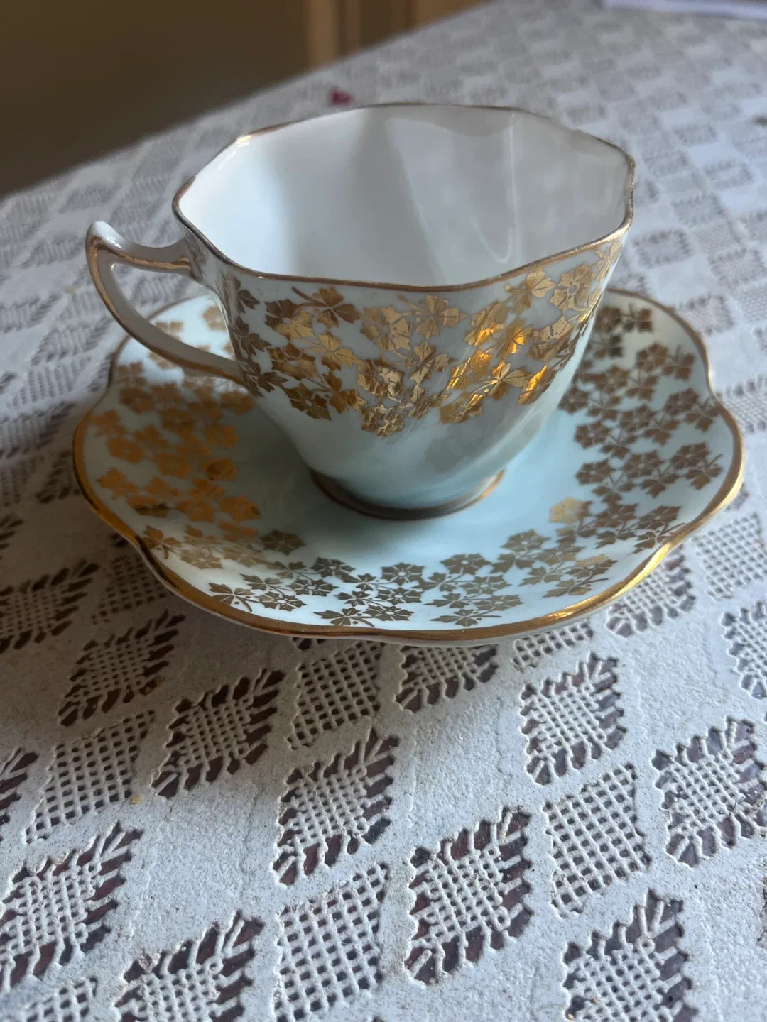 Clare Bone China Tea Cup and Saucer thumbnail