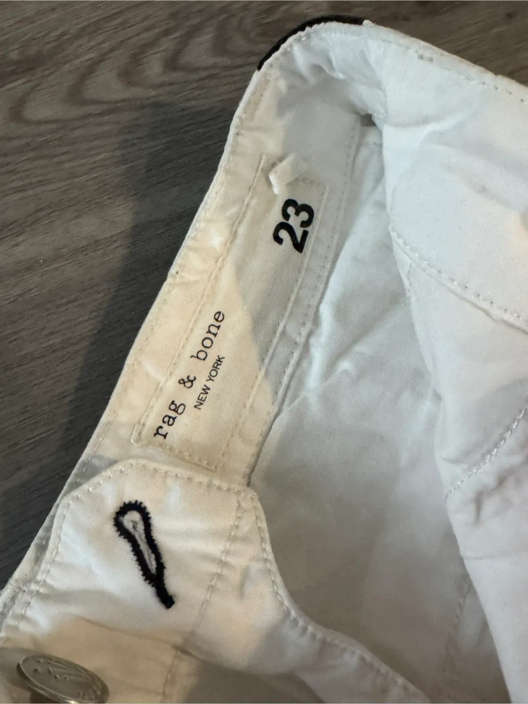 Rag & Bone White Pants - Size 23 image indicator(4)
