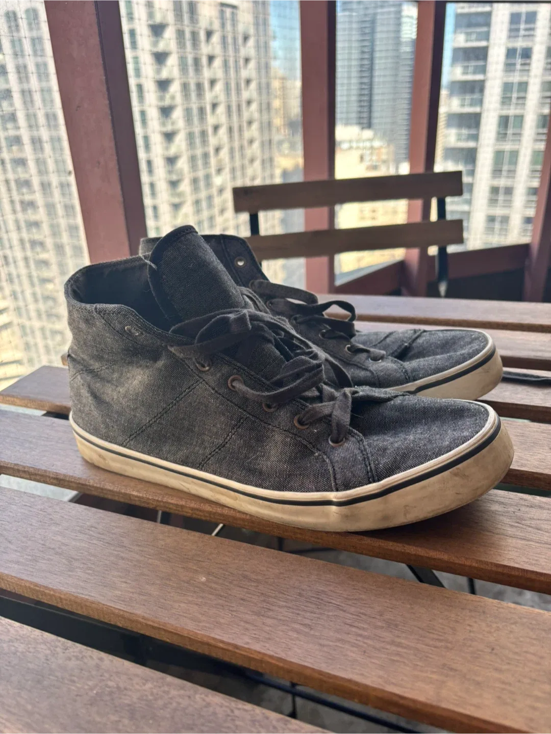Old Navy Canvas High Top Sneakers - Size 9 thumbnail