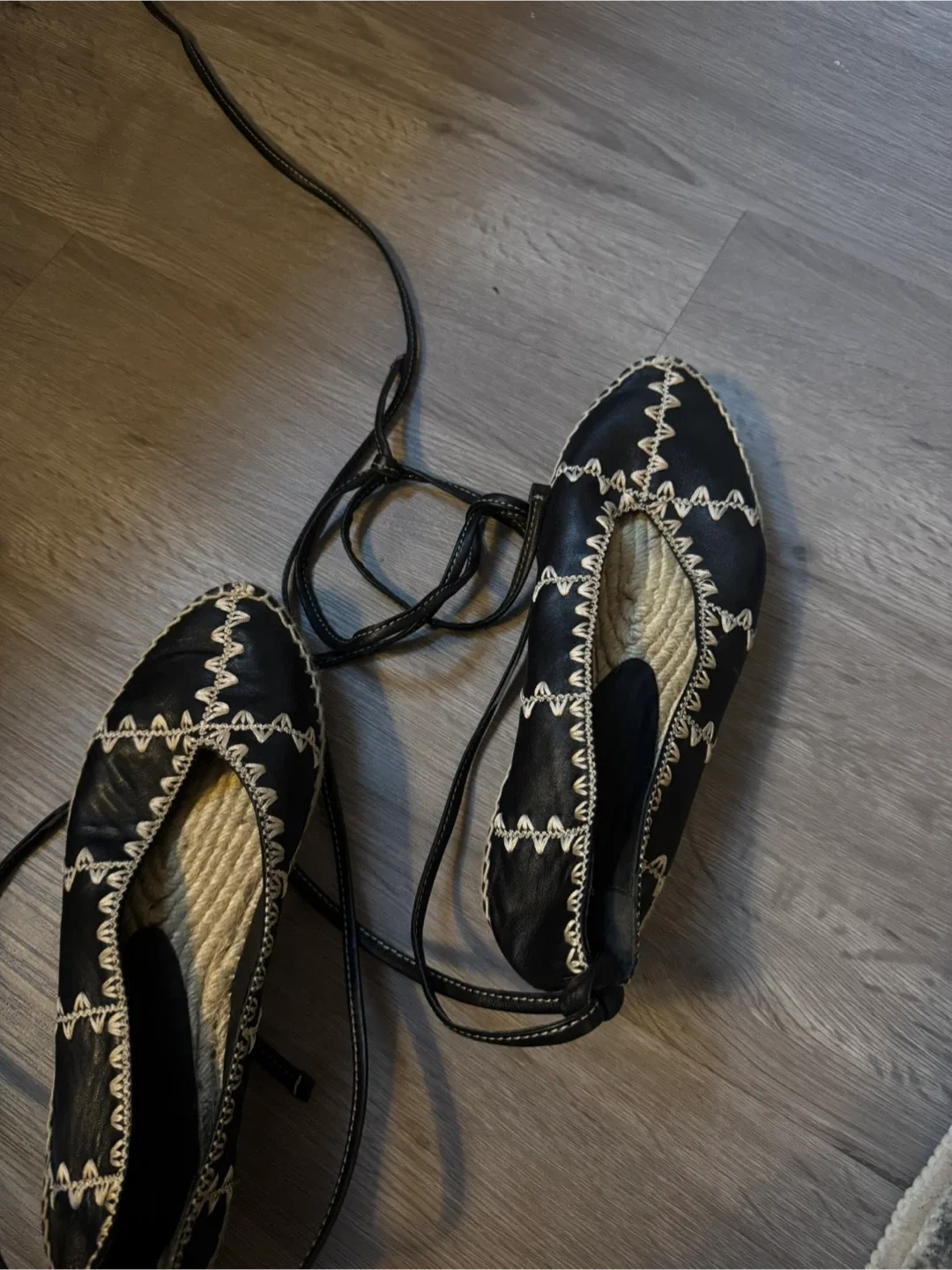 Espadrille Lace-Up Flats image indicator(5)