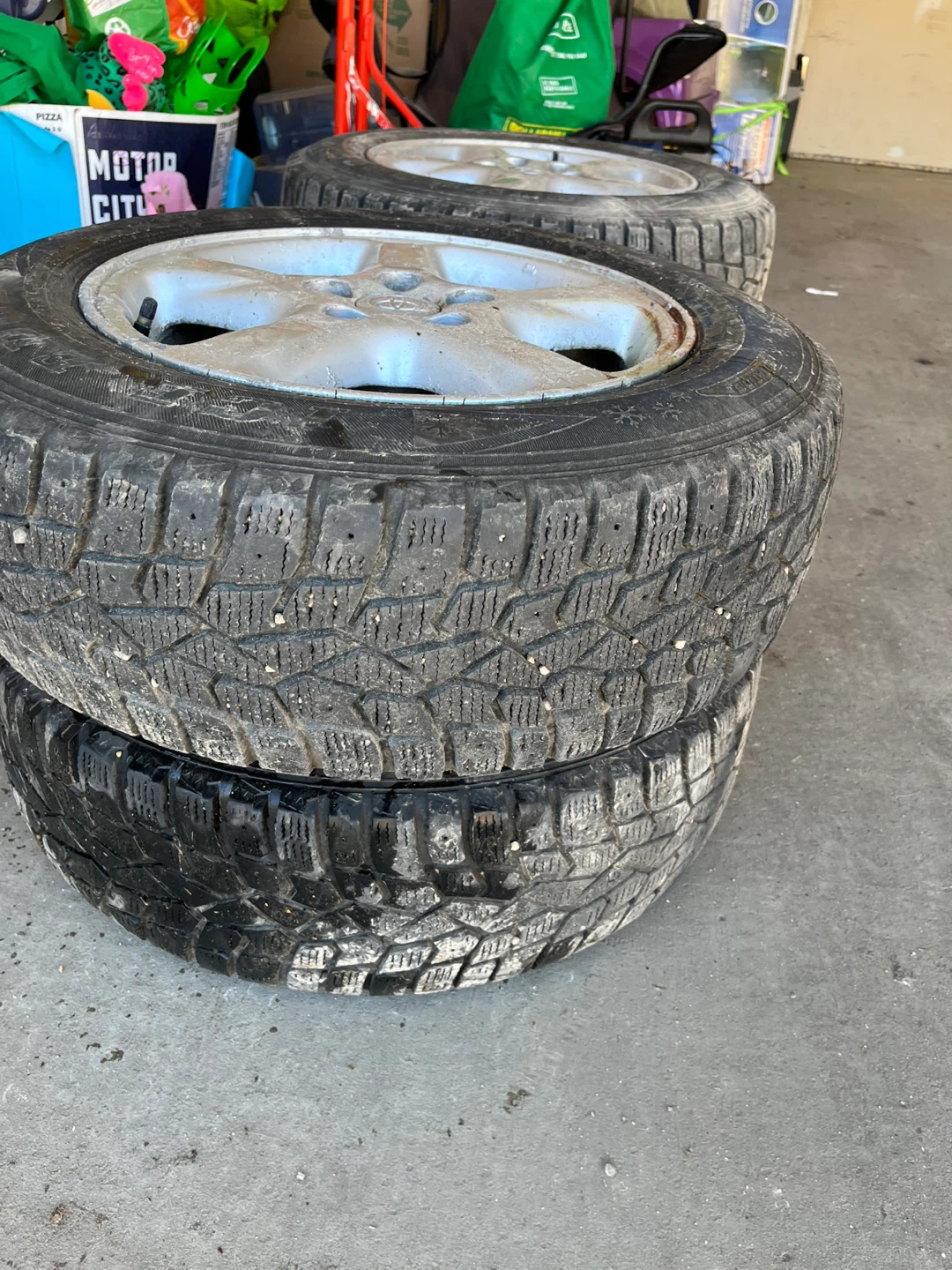 Toyota Rims with Winter Tires - 205/65R16 - photo 2